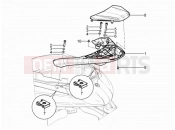 PIAGGIO BV 350 4T 4V ie E4 ABS ( USA / CA ) Rear luggage rack