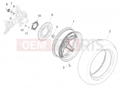 PIAGGIO BV 350 4T 4V ie E4 ABS ( USA / CA ) Rear wheel