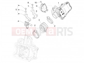 PIAGGIO BV 350 4T 4V ie E4 ABS ( USA / CA ) Throttle body - Injector - Induction joint