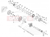 PIAGGIO BV 350 4T 4V ie E4 ABS ( USA / CA ) Driven pulley