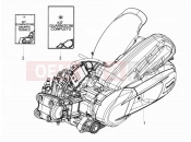 PIAGGIO BV 350 4T 4V ie E4 ABS ( USA / CA ) Engine, assembly