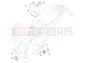 PIAGGIO BV 350 4T 4V ie E4 ABS ( USA / CA ) Remote control switches - Battery - Horn