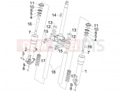 PIAGGIO BV 500 ( USA / CA ) Fork's components (Kayaba)
