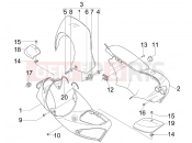 PIAGGIO BV 500 ( USA / CA ) Handlebars coverages
