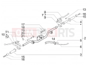 PIAGGIO BV 500 ( USA / CA ) Handlebars - Master cil.