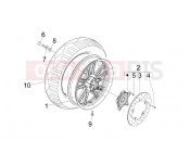 PIAGGIO BV 500 ( USA / CA ) Rear wheel