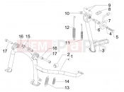 PIAGGIO BV 500 ( USA / CA ) Stand/s