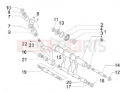 PIAGGIO BV 500 ( USA / CA ) Swinging arm