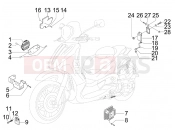PIAGGIO BV 500 ( USA / CA ) Voltage Regulators - Electronic Control Units (ecu) - H.T. Coil