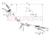 Handlebars - Master cil. - Piaggio Carnaby 125 2007