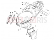 Helmet huosing - Undersaddle - Piaggio Carnaby 125 2007