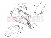 Wheel huosing - Mudguard - Piaggio Carnaby 125 2007