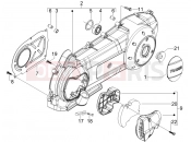 PIAGGIO Carnaby 125 Crankcase cover - Crankcase cooling