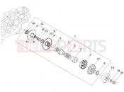 Driven pulley - Piaggio Carnaby 125 2010