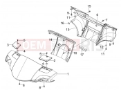 Handlebars coverages - Piaggio Carnaby 125 2010