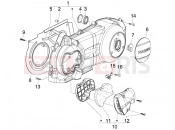 PIAGGIO Carnaby 250 ie Crankcase cover - Crankcase cooling