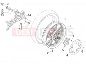 PIAGGIO Carnaby 250 ie Rear wheel