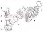 PIAGGIO Carnaby 250 ie Throttle body - Injector - Induction joint