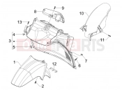 PIAGGIO Carnaby 250 ie Wheel huosing - Mudguard