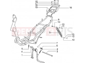 Rear shock absorber-Stand - Piaggio Diesis 100