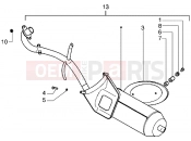 PIAGGIO catalytic silencer