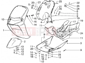 PIAGGIO Front shield-Footboard-Spoiler