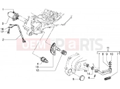 PIAGGIO Starting motor-starter lever