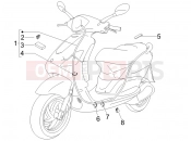 kábelezés - Piaggio Fly 100 2006