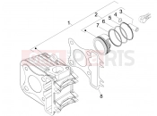 PIAGGIO Fly 100 Cylinder-piston-wrist pin unit