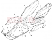 PIAGGIO Fly 125 Side cover - Spoiler