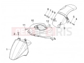 PIAGGIO Fly 125 Wheel huosing - Mudguard