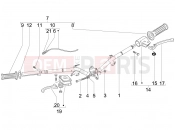 PIAGGIO Fly 125  Handlebars - Master cil.