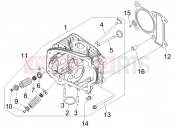 PIAGGIO Fly 125  Head unit - Valve