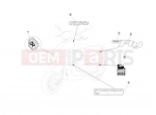 PIAGGIO Fly 125 4T/3V ie Plates - Emblems