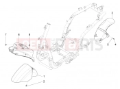 PIAGGIO Fly 125 4T/3V ie Wheel huosing - Mudguard