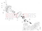 PIAGGIO Fly 125 4T/3V ie Reduction unit