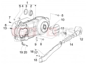 PIAGGIO Fly 150 Crankcase cover - Crankcase cooling