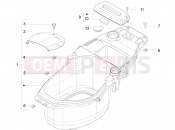 PIAGGIO Fly 150 Helmet huosing - Undersaddle