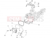 Cylinder head cover - Piaggio Fly 150 3V ie 2015