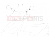PIAGGIO Fly 150 3V ie Driving mirror/s