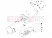 PIAGGIO Fly 150 3V ie Silencer