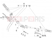 PIAGGIO Fly 150 Handlebars - Master cil.