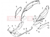 PIAGGIO Fly 150 Side cover - Spoiler