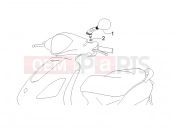 PIAGGIO Fly 50 4T Driving mirror/s