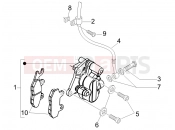 PIAGGIO Fly 50 4T Brakes pipes - Calipers