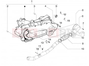 PIAGGIO Fly 50 4T Crankcase cover - Crankcase cooling