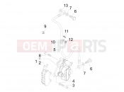 PIAGGIO Fly 50 4T 2V Brakes pipes - Calipers
