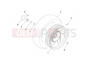 PIAGGIO Fly 50 4T 2V Rear wheel
