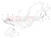 PIAGGIO Fly 50 4T 2V Wheel huosing - Mudguard