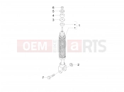 PIAGGIO Fly 50 4T 4V Rear suspension - Shock absorber/s